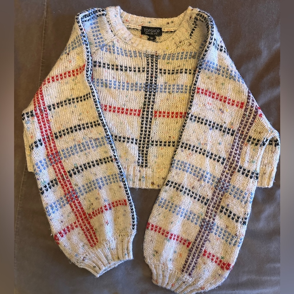 Topshop cropped sweater size 6
